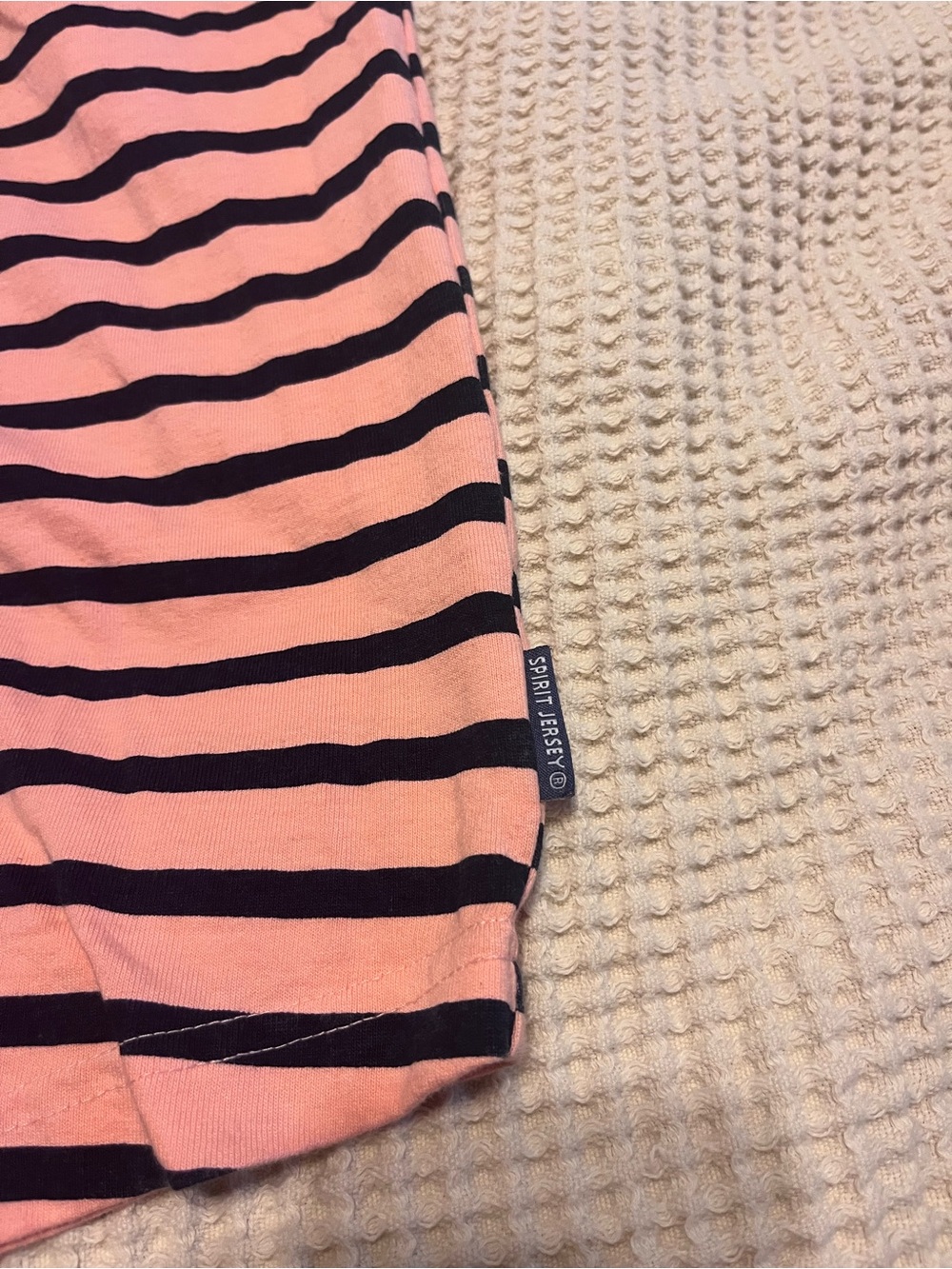 Disney Cruise Line Spirit Jersey - Navy and Pink Striped - Picture 3 of 4